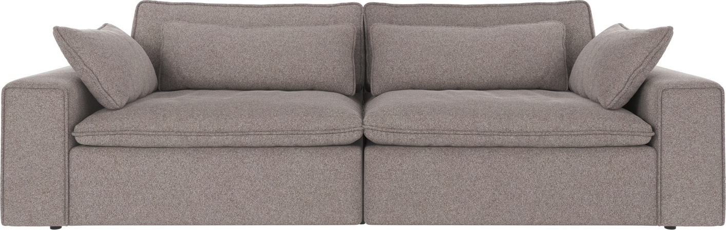 Personers Sofa Rowico Rawlins Maxi Gråbeige Brenda 100 Polyester Nozag Fjedre   Findelt Skum Fsc Certificeret Stel