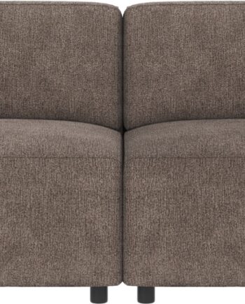 Personers Sofa Rowico Willard Greg Mørk Beige 236x98x70 Modulopbygget Med Koldskum   Zigzag Fjedre Fsc Mix