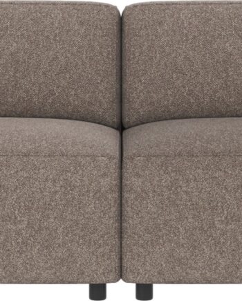 Personers Sofa Rowico Willard Mørk Beige Bobby Stof Skandinavisk Minimalistisk Design