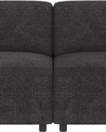 Personers Sofa Rowico Willard Robin Mørkegrå Stof 100 Polyester Modulopbygget