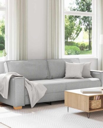 Personers Sofa Skygrå 220x78x84 Stof