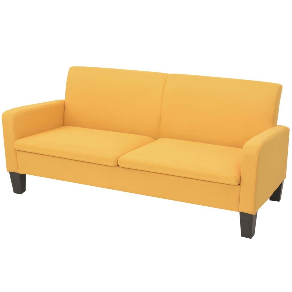 Personers Sofa Stof 180 Gul
