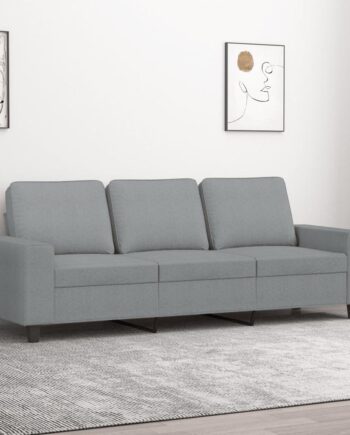 Personers Sofa Stof 180 Lysegrå