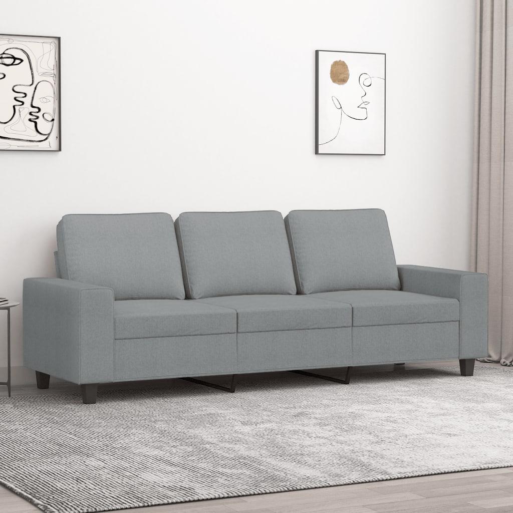 Personers Sofa Stof 180 Lysegrå