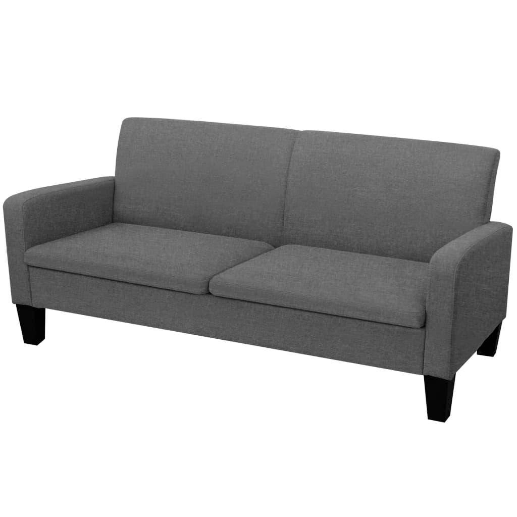 Personers Sofa Stof 180 Mørkegrå