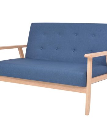 Personers Sofa Stof Blå