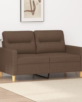 Personers Sofa Stof Brun Sædebredde 120
