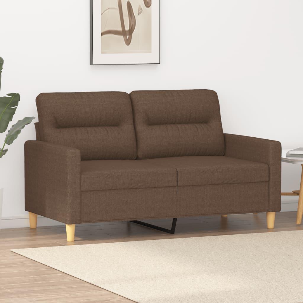 Personers Sofa Stof Brun Sædebredde 120