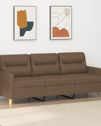 Personers Sofa Stof Brun Sædebredde 180