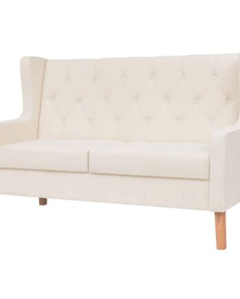 Personers Sofa Stof Cremehvid