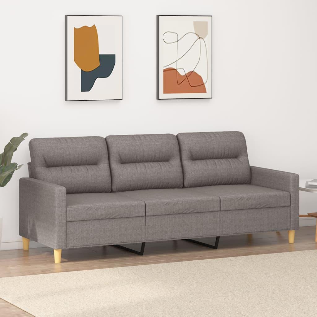 Personers Sofa Stof Gråbrun 180 Sædebredde
