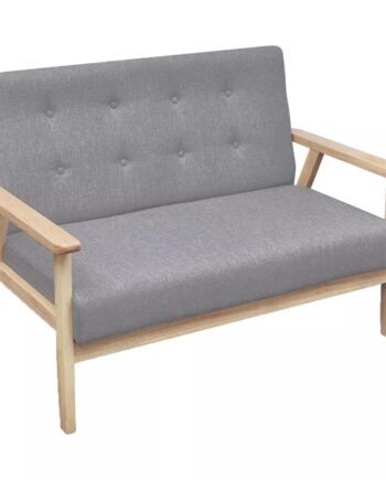 Personers Sofa Stof Lysegrå