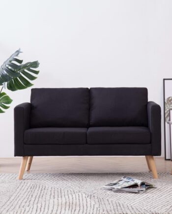 Personers Sofa Stof Sort