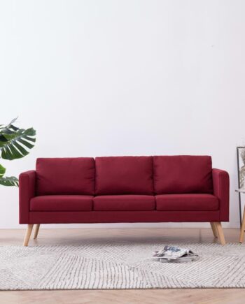 Personers Sofa Stof Vinrød