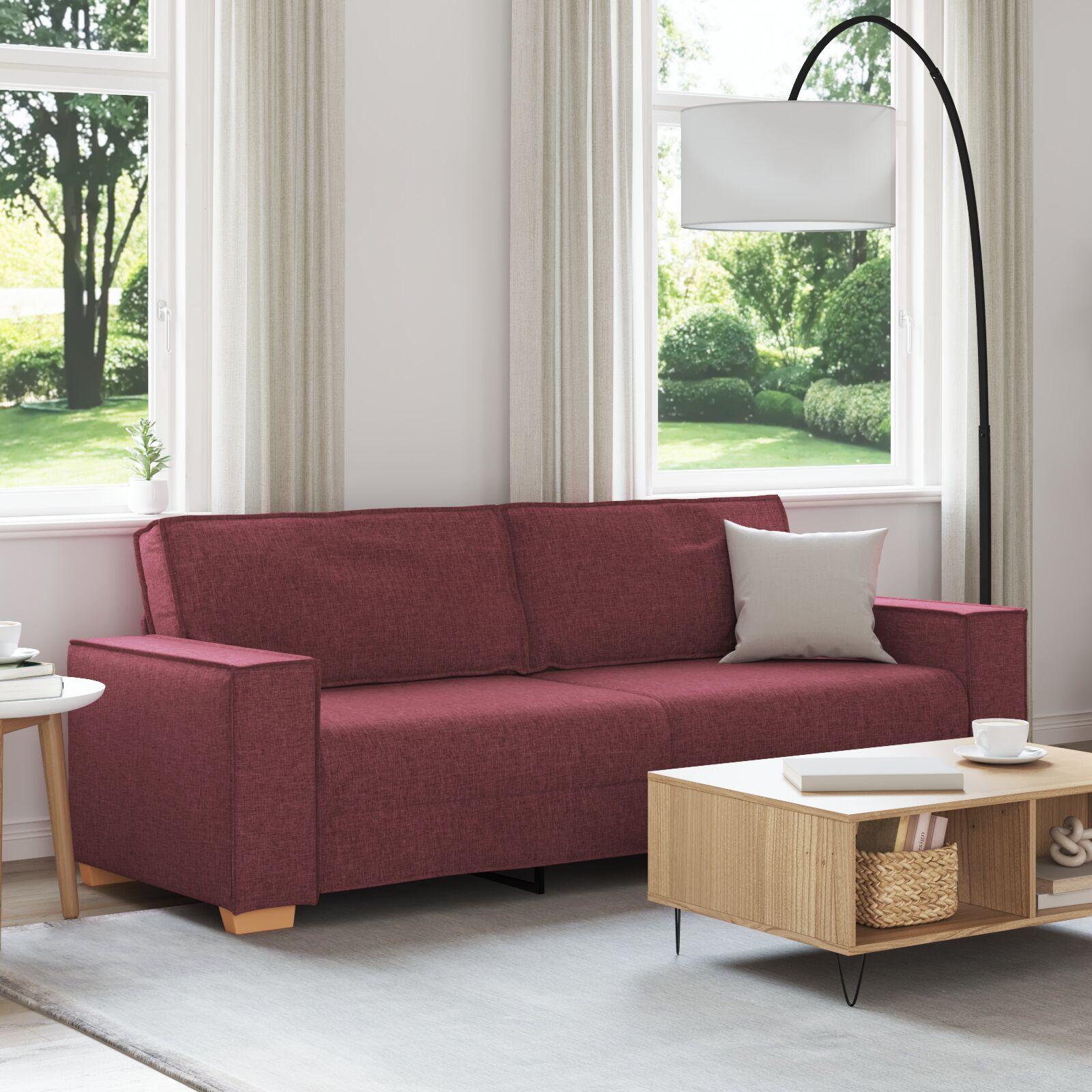 Personers Sofa Stof Vinrød 220