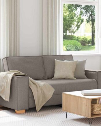 Personers Sofa Taupe 180x78x84 Stof