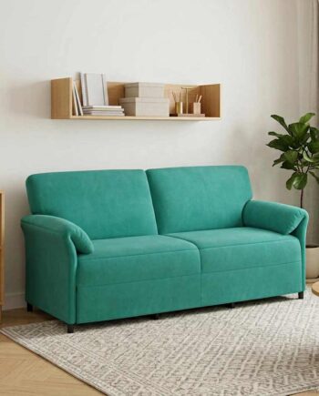 Personers Sofa Turkis 198 Fløjl