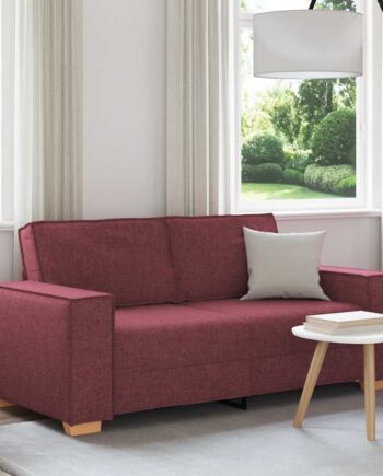 Personers Sofa Vinrød 180x78x84 Stof