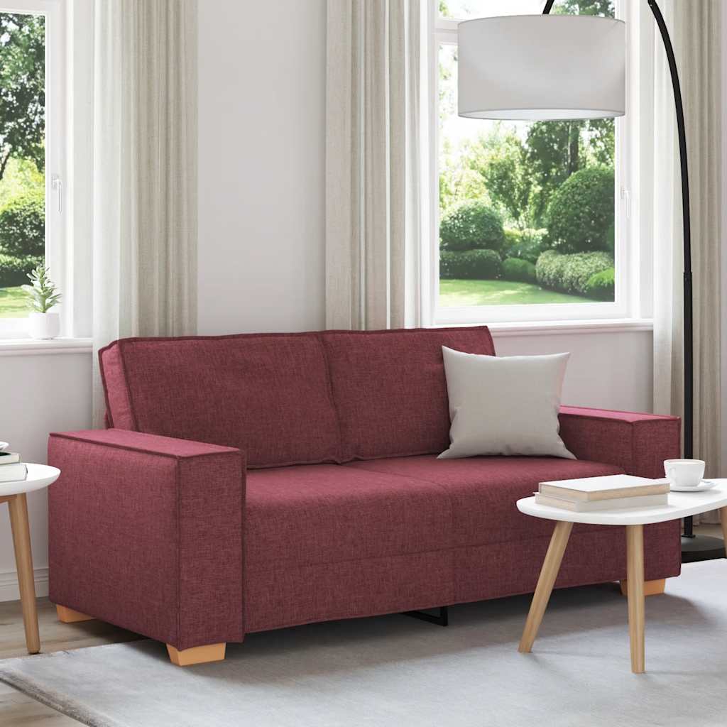Personers Sofa Vinrød 180x78x84 Stof