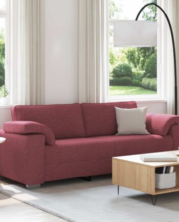 Personers Sofa Vinrød 220 Stof