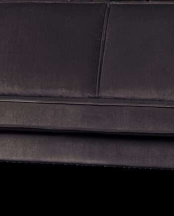 Personers Sofa Woood Rodeo Antracit Velour 150 Højbenet
