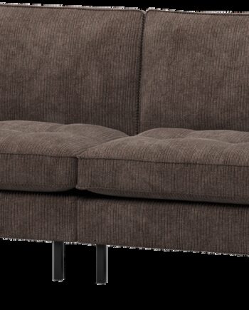 Personers Sofa Woood Rodeo Classic Brun Kordfløjl Ribstof Fast Komfort 275