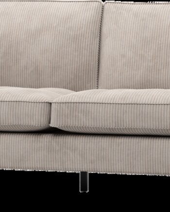 Personers Sofa Woood Rodeo Classic Ecru Ribstof Quiltet Sæde H83xb230xd88