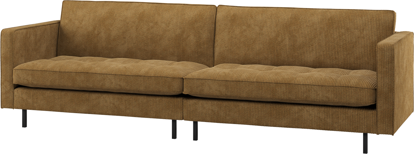 Personers Sofa Woood Rodeo Classic Honninggul Ribstof 275 Faste Hynder