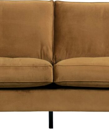Personers Sofa Woood Rodeo Classic Honninggul Velour Jarra 230 Metalben