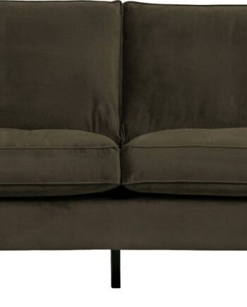 Personers Sofa Woood Rodeo Classic Mørkegrøn Jarra Velour 230 Fast Skum Zigzagfjedre