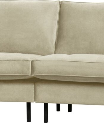 Personers Sofa Woood Rodeo Classic Pistaciegrøn Velour 275 Quiltet Sæde Metalben