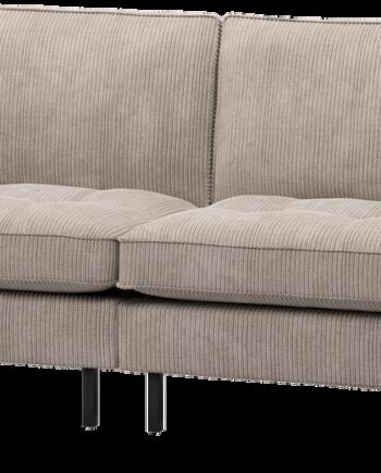 Personers Sofa Woood Rodeo Classic Ribstof Velours Mørk Sand B275