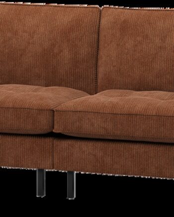 Personers Sofa Woood Rodeo Classic Rustbrun Ribstof 275 Jacquardvævet Polyester Fast Komfort
