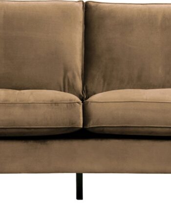 Personers Sofa Woood Rodeo Classic Velour Taupe 230 Quiltede Sædehynder Metalben