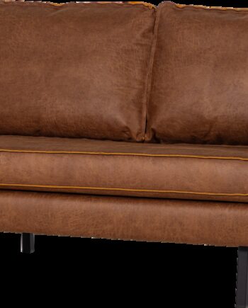 Personers Sofa Woood Rodeo Cognac Ecoleather Kunstlæder Fast Siddekomfort H85b150d86