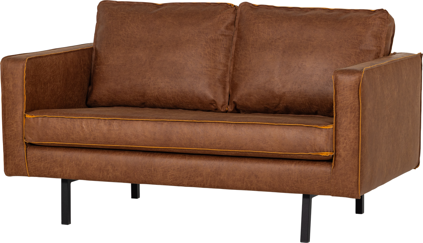 Personers Sofa Woood Rodeo Cognac Ecoleather Kunstlæder Fast Siddekomfort H85b150d86
