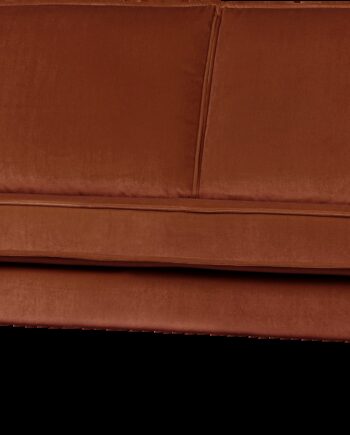 Personers Sofa Woood Rodeo Jarra Velvet Velour Rust 150 Fast Siddekomfort Martindale 100 000
