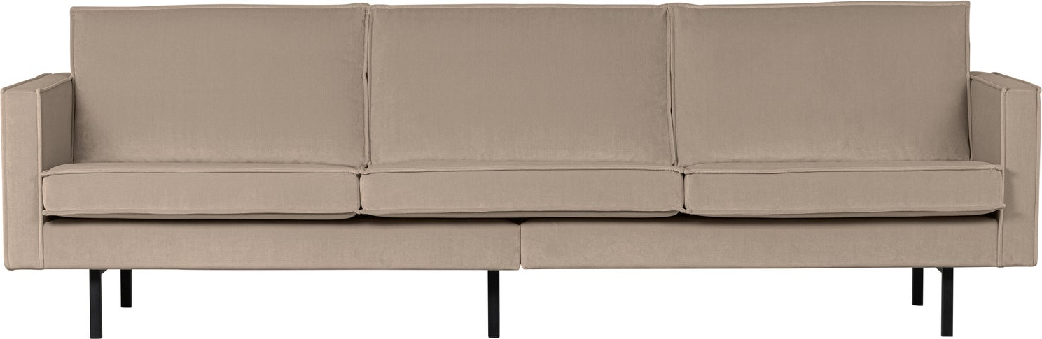 Personers Sofa Woood Rodeo Khaki Velour Jarra 277 Moderne Slidstærk