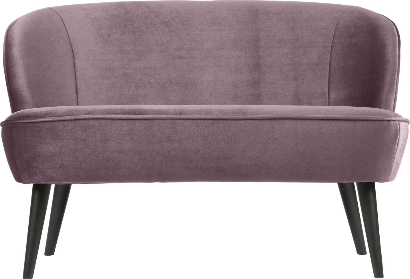 Personers Sofa Woood Sara Jarra Fløjl Lilla 110x72x73