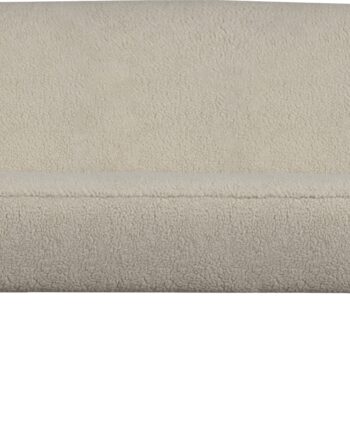 Personers Sofa Woood Sara Off White Teddystof 110x72x73