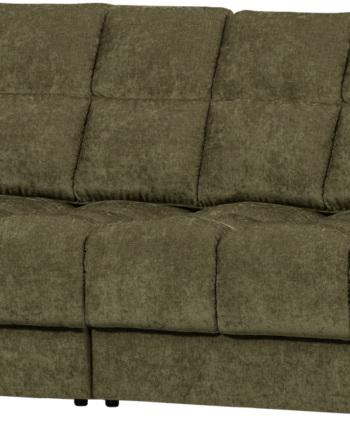 Personers Sofa Woood Second Date Grøn Polyesterstof 226x99x78 Komfortabel Loungesofa