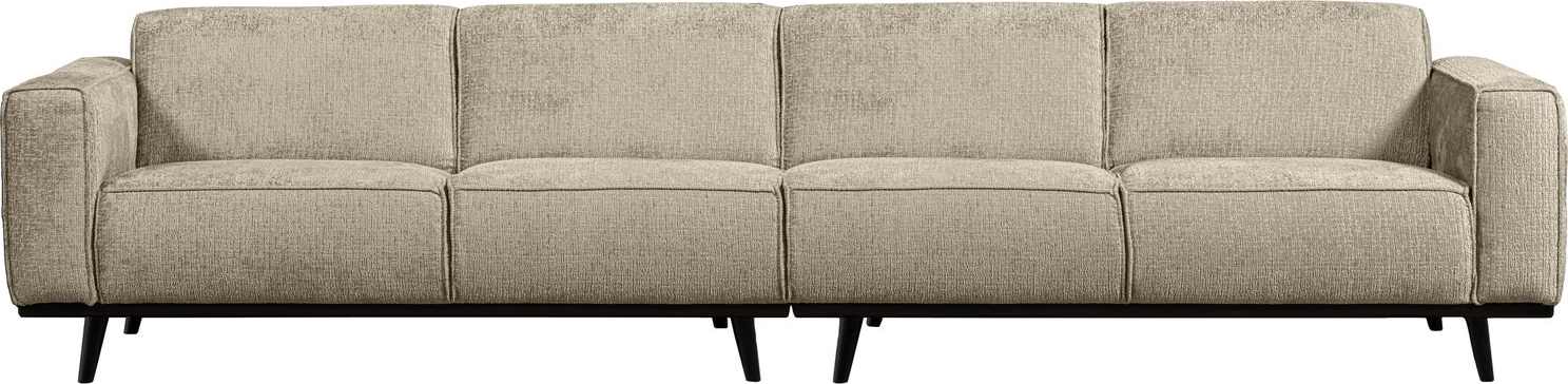 Personers Sofa Woood Statement Beige Grov Velour 100 Polyester B372 D93 H77