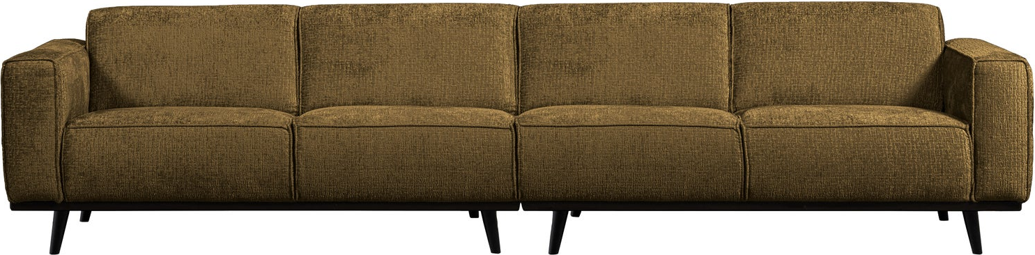 Personers Sofa Woood Statement Brass Guld Grov Strukturvelour 100 Polyester H77b372d93