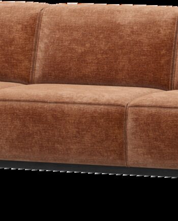 Personers Sofa Woood Statement Chenillevelour Terra Orange 230x93