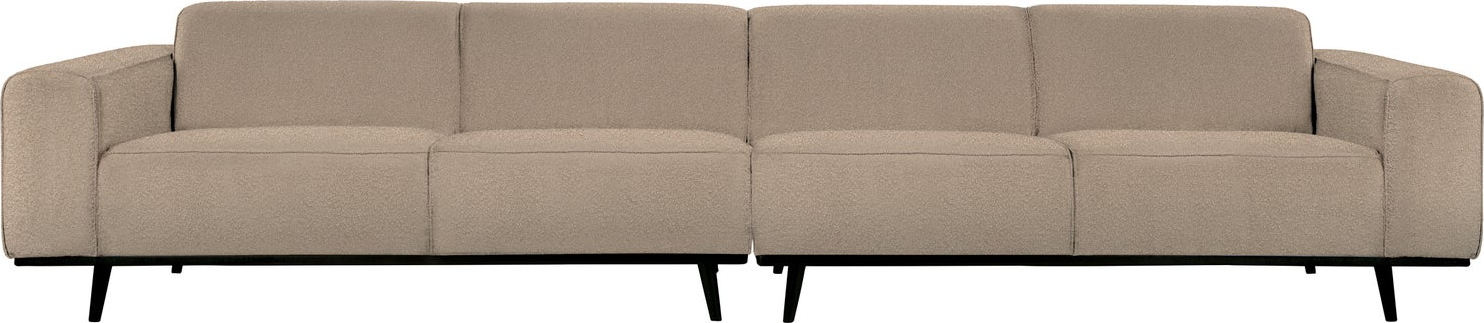Personers Sofa Woood Statement Colmar Boucl Beige B372 Polyester Bonell Fjedre