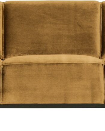 Personers Sofa Woood Statement Honninggul Strikket Velour 230 Bonell Fjedre