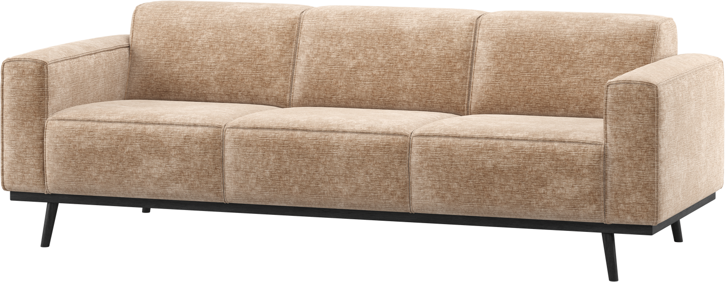 Personers Sofa Woood Statement Lyserød Chenillevelour 230