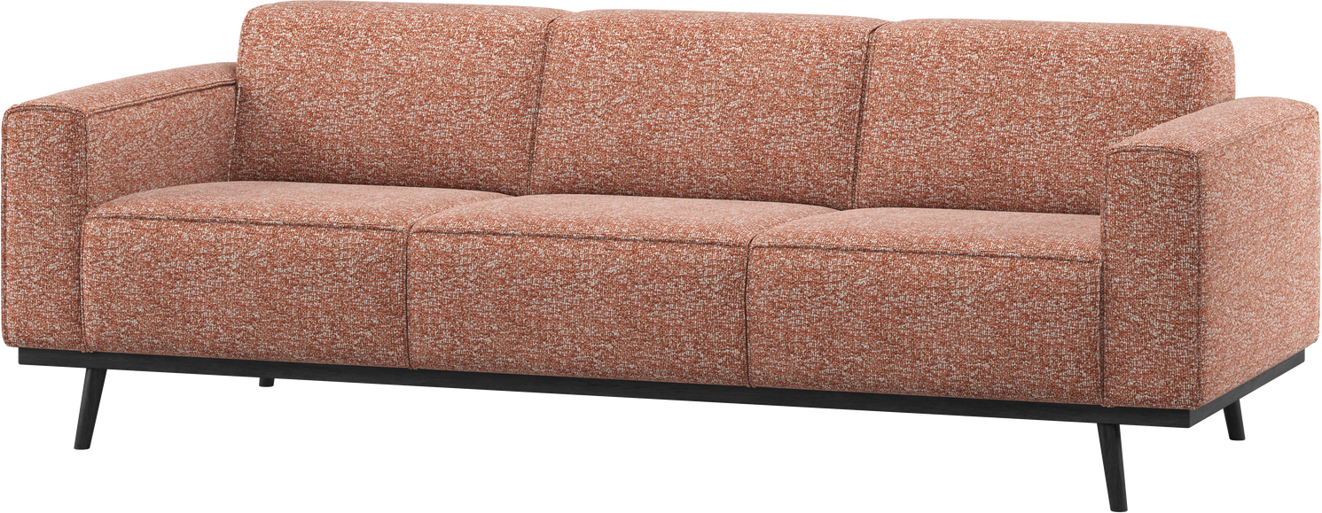 Personers Sofa Woood Statement Orange Terrafarve Melange 100 Polyester B230 Med Bonell Fjedre