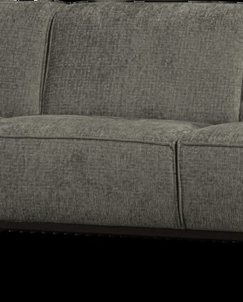Personers Sofa Woood Statement Struktureret Velour Blå B230 D93 H77 Birketræsben