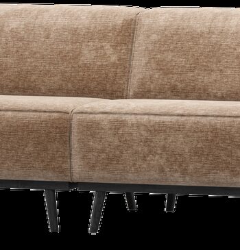 Personers Sofa Woood Statement Taupe Chenillevelour B372 Høj Siddekomfort